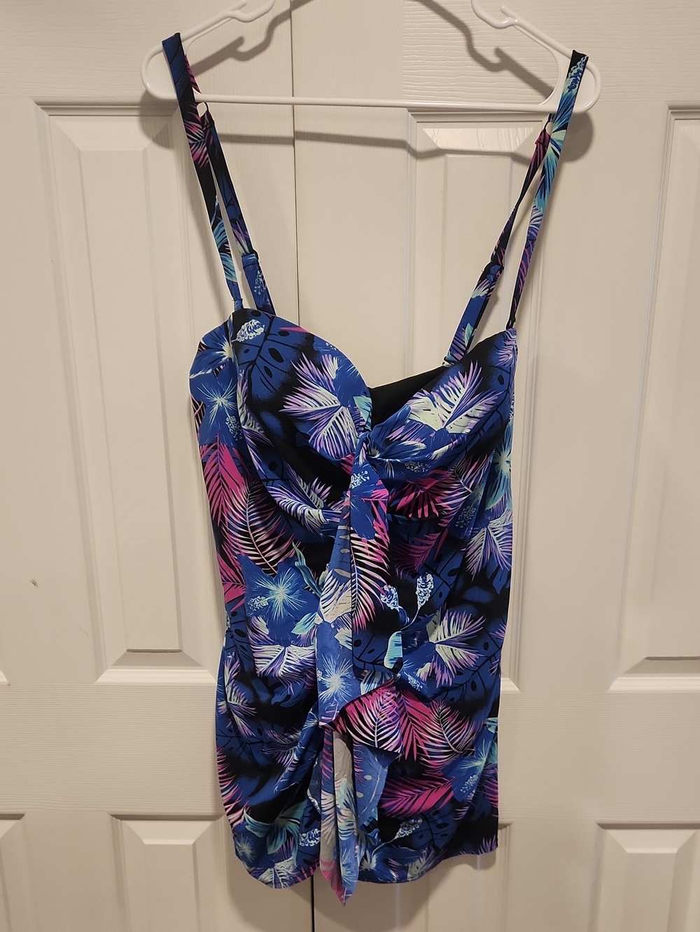 Torrid Convertable Back Tropical Swim Dress